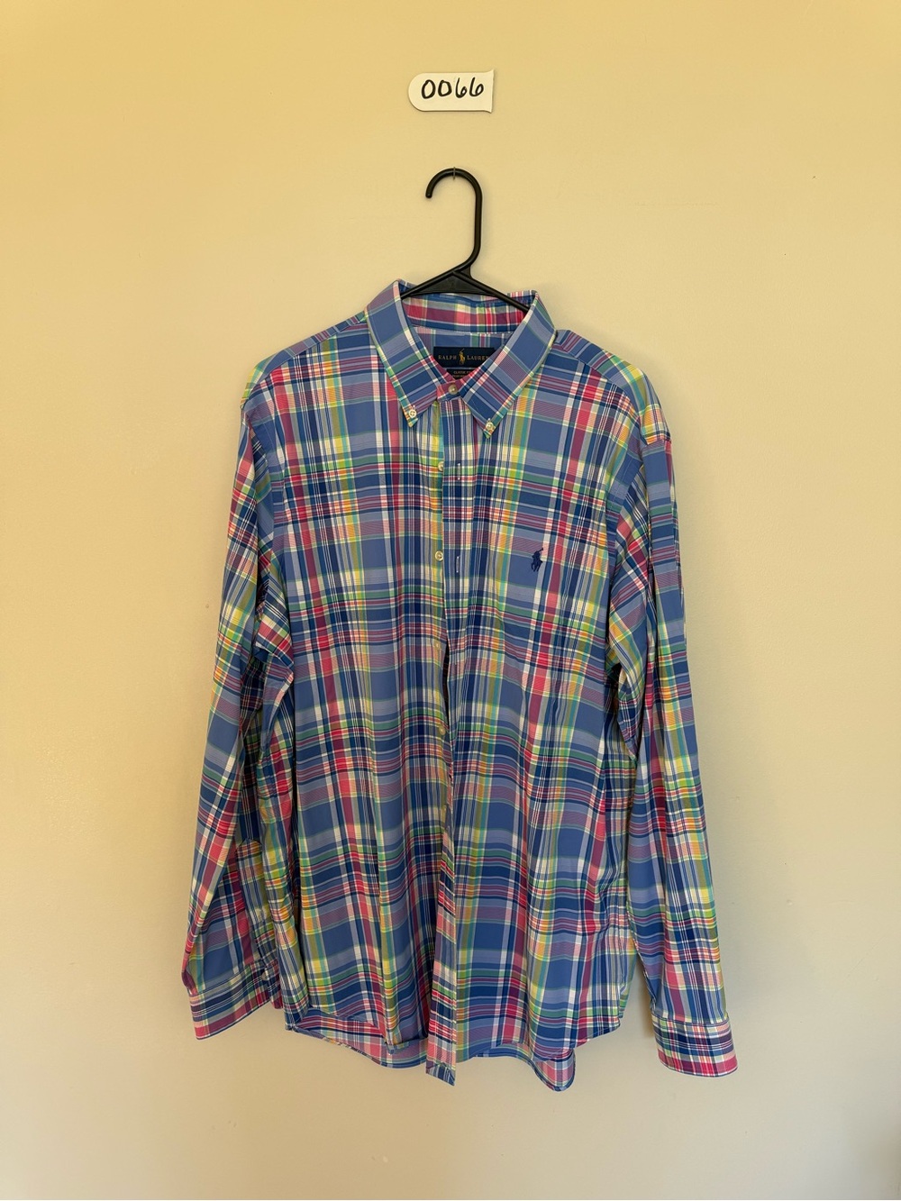 Polo by Ralph Lauren Blue Multicolor Plaid Button-Down Shirt